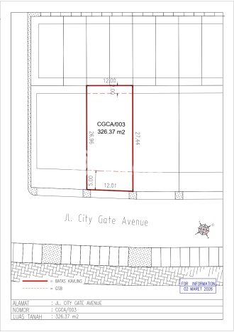 Tanah Kavling Dijual di Tangerang dengan Spesifikasi 326m2 Tanah Kavling Dijual di Tangerang dengan Spesifikasi 326m2