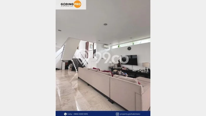 For Sale! Premium House LT 371m2 Desain Elegan di Kemang For Sale! Premium House LT 371m2 Desain Elegan di Kemang