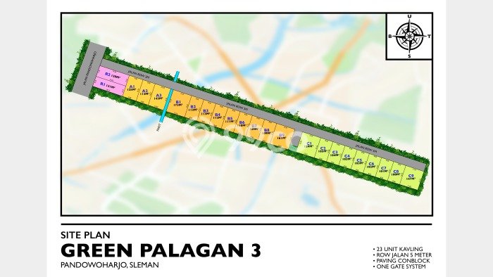 Lahan Strategis di Ngaglik Dijual dengan Luas 100m2 Lahan Strategis di Ngaglik Dijual dengan Luas 100m2