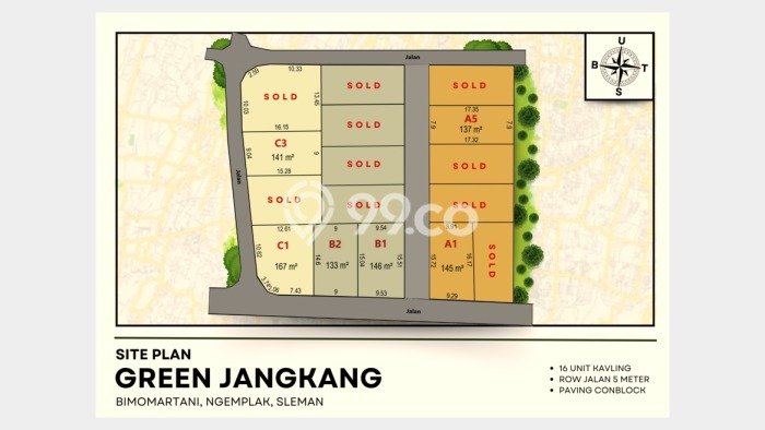 Dijual Tanah Lokasi Maguwoharjo, Yogyakarta Seluas 137m2 Dijual Tanah Lokasi Maguwoharjo, Yogyakarta Seluas 137m2