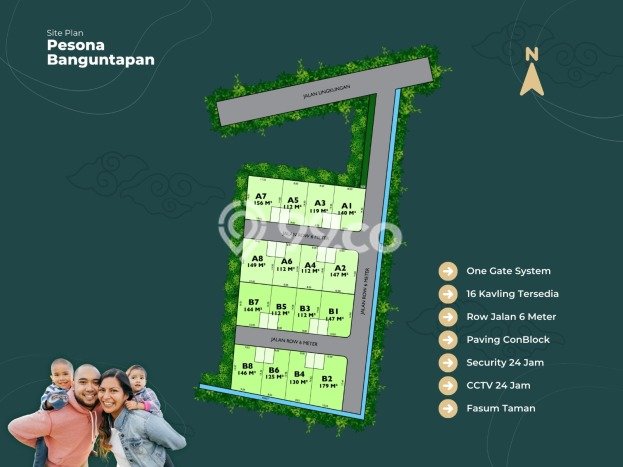 Lahan untuk Dijual di Kotagede Yogyakarta Luas 112m2 Lahan untuk Dijual di Kotagede Yogyakarta Luas 112m2