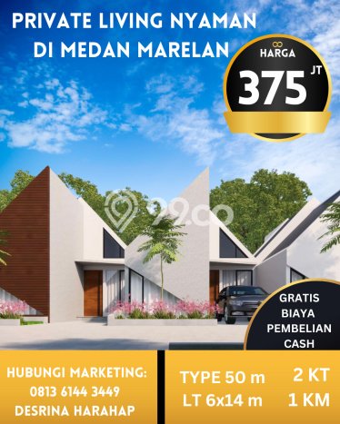 Jual Rumah Harga Miring Medan Kota Punya 2 Kamar & LT 84m2 Jual Rumah Harga Miring Medan Kota Punya 2 Kamar & LT 84m2