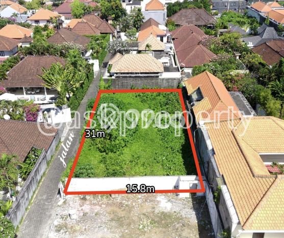 For Sale Tanah Kawasan Seminyak, Luas 490m², Area Potensial For Sale Tanah Kawasan Seminyak, Luas 490m², Area Potensial