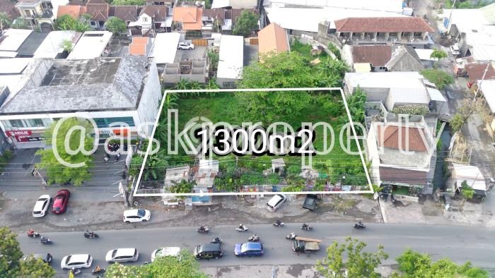Lahan Strategis di Denpasar Barat Dijual dengan Luas 1300m2 Lahan Strategis di Denpasar Barat Dijual dengan Luas 1300m2