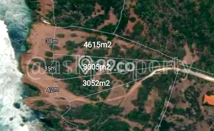 Dijual Tanah Lokasi uluwatu, Badung Seluas 3052m2 Dijual Tanah Lokasi uluwatu, Badung Seluas 3052m2