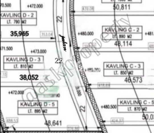 Tanah Kavling Dijual di Jimbaran, Badung dengan Luas Tanah 810m2 Tanah Kavling Dijual di Jimbaran, Badung dengan Luas Tanah 810m2