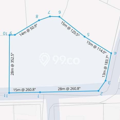 Tanah Kavling Dijual di Pecatu, Badung dengan Luas Tanah 1424m2 Tanah Kavling Dijual di Pecatu, Badung dengan Luas Tanah 1424m2