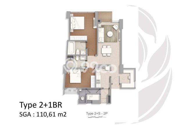 Hunian Apartemen High-Class untuk Dijual di Tangerang dengan 2 BR & 2 Kamar Mandi Hunian Apartemen High-Class untuk Dijual di Tangerang dengan 2 BR & 2 Kamar Mandi