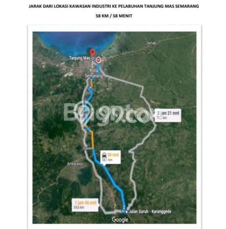 Tanah untuk Dijual di Tingkir Salatiga Luas 18000m2 Tanah untuk Dijual di Tingkir Salatiga Luas 18000m2