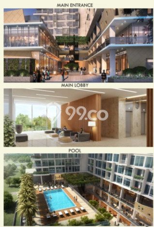 Apartemen Harga Terjangkau untuk Dijual di BSD Dengan Spesifikasi 1 KT & 1 KM Apartemen Harga Terjangkau untuk Dijual di BSD Dengan Spesifikasi 1 KT & 1 KM