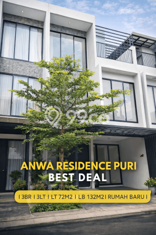 Rumah Elit LB 132m2 Siap Huni Desain Elegan di Villa Meruya, Jakarta Barat Rumah Elit LB 132m2 Siap Huni Desain Elegan di Villa Meruya, Jakarta Barat