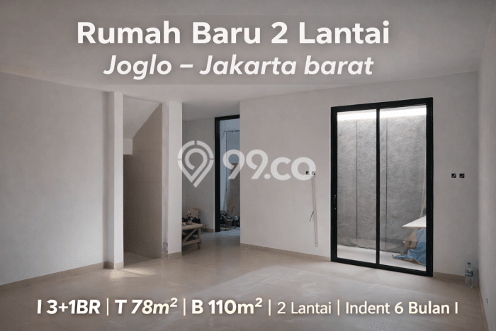 Jual Rumah Modern 3 KT di Joglo, Jakarta Barat Jual Rumah Modern 3 KT di Joglo, Jakarta Barat