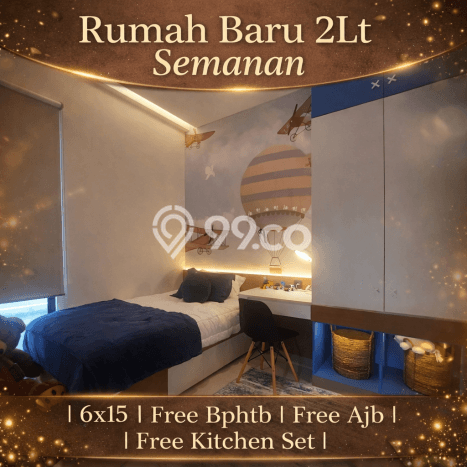 Rumah Modern 3 KT di Semanan Jakarta Barat Semi Furnished Rumah Modern 3 KT di Semanan Jakarta Barat Semi Furnished
