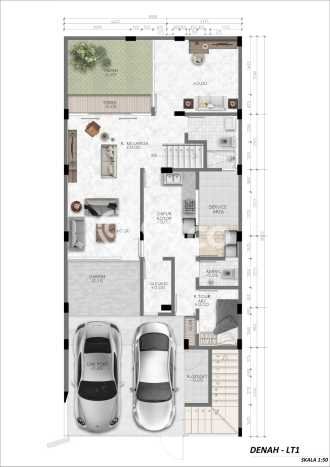 Ready to Use! Luxury House LT 144m2 Desain Modern di Permata Buana Ready to Use! Luxury House LT 144m2 Desain Modern di Permata Buana