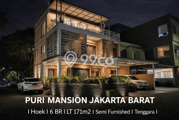 Dijual Rumah Mewah Megah Dengan View Eksklusif di Puri Mansion, Jakarta Barat Dijual Rumah Mewah Megah Dengan View Eksklusif di Puri Mansion, Jakarta Barat