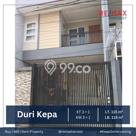 Rumah Elit LB 114m2 Siap Huni Desain Elegan di Duri Kepa, Jakarta Barat Rumah Elit LB 114m2 Siap Huni Desain Elegan di Duri Kepa, Jakarta Barat