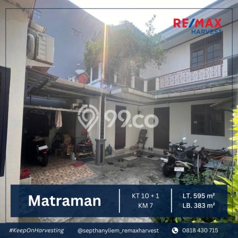 Hunian Eksklusif Dijual LT 595m2 di Matraman, Jakarta Timur Hunian Eksklusif Dijual LT 595m2 di Matraman, Jakarta Timur