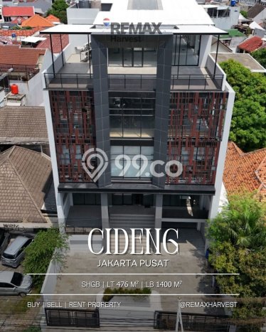 Dijual! Kantor di Cideng Jakarta Pusat LT 476m2 / LB 1400m2 Kawasan Bisnis Dijual! Kantor di Cideng Jakarta Pusat LT 476m2 / LB 1400m2 Kawasan Bisnis