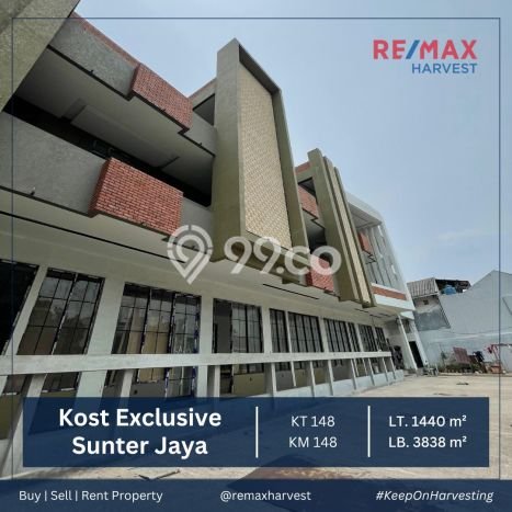 Rumah Kost Dijual di Sunter Jakarta Utara Luas 3838m2 Rumah Kost Dijual di Sunter Jakarta Utara Luas 3838m2