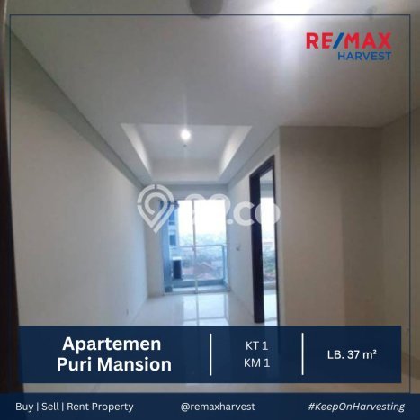 Apartemen Premium di Puri Mansion, 1 KT, Luas 37m² Apartemen Premium di Puri Mansion, 1 KT, Luas 37m²