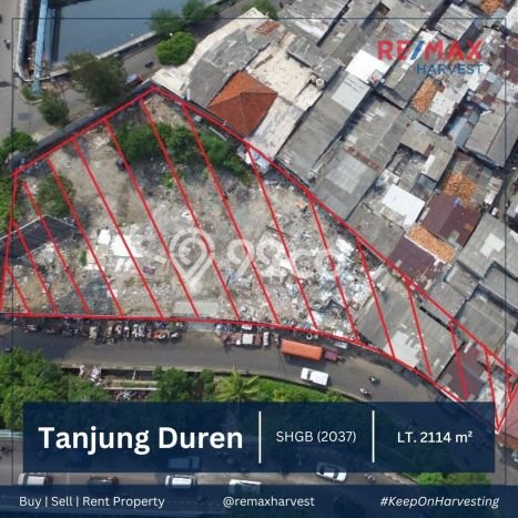Tanah Dijual di Jakarta Barat Seluas 2114m2 Strategis Tanah Dijual di Jakarta Barat Seluas 2114m2 Strategis