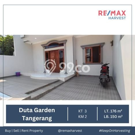 Rumah Mewah LB 150m2 Siap Huni Desain Elegan di Duta Garden, Tangerang Rumah Mewah LB 150m2 Siap Huni Desain Elegan di Duta Garden, Tangerang