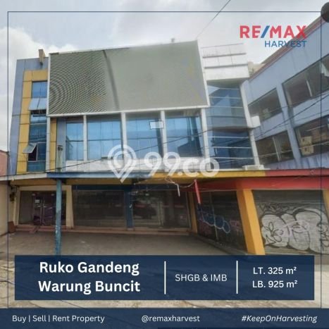 Untuk Dijual! Ruko di Warung Buncit Jakarta Selatan LT 325m2 / LB 925m2 Kawasan Strategis Untuk Dijual! Ruko di Warung Buncit Jakarta Selatan LT 325m2 / LB 925m2 Kawasan Strategis