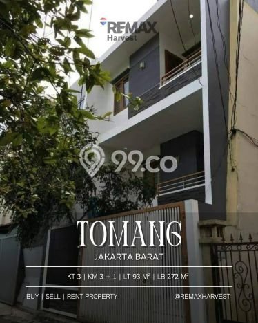 Rumah Mewah LB 272m2 Siap Huni Desain Elegan di Tomang, Jakarta Barat Rumah Mewah LB 272m2 Siap Huni Desain Elegan di Tomang, Jakarta Barat