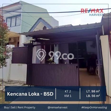 Rumah Modern 2 KT LT 98m2 di BSD Kencana Loka Rumah Modern 2 KT LT 98m2 di BSD Kencana Loka