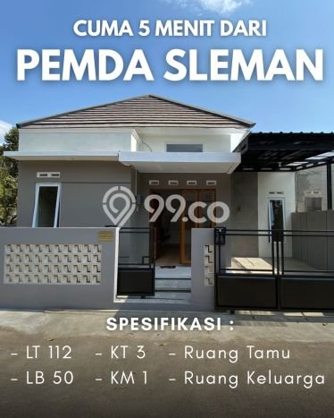 For Sale Rumah 3 Kamar Lokasi Ideal Nyaman dan Strategis di Sleman For Sale Rumah 3 Kamar Lokasi Ideal Nyaman dan Strategis di Sleman