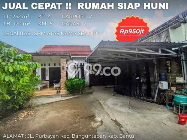 Rumah area Banguntapan, Lingkungan Premium LT 232m² Rumah area Banguntapan, Lingkungan Premium LT 232m²