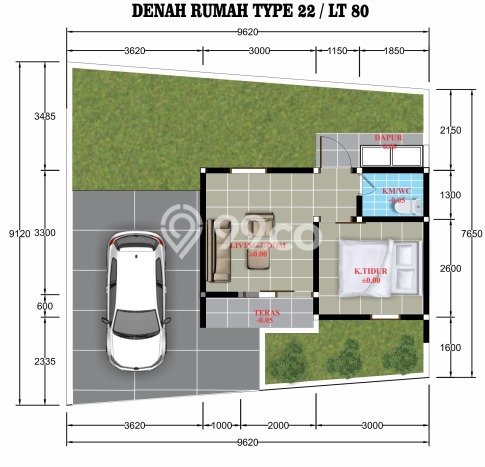 Tanah Dijual di Yogyakarta Seluas 80m2 Strategis Tanah Dijual di Yogyakarta Seluas 80m2 Strategis