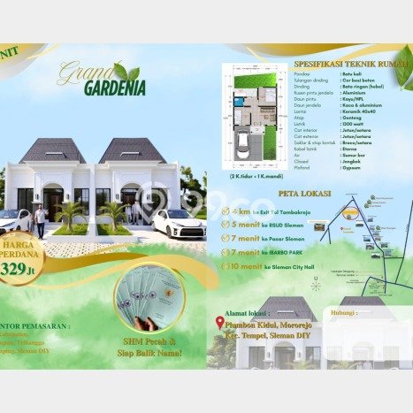 Jual Rumah Murah Meriah Tempel Punya 1 Kamar & LT 108m2 Jual Rumah Murah Meriah Tempel Punya 1 Kamar & LT 108m2