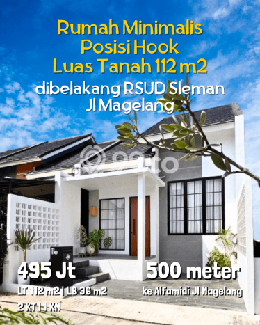 Rumah Sederhana Dijual Lokasi Mlati 2 Kamar dengan Luas Tanah 112m2 Rumah Sederhana Dijual Lokasi Mlati 2 Kamar dengan Luas Tanah 112m2