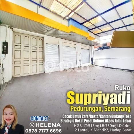 Ruko Komersial Disewakan di Semarang Tengah Semarang Luas 750m2 Ruko Komersial Disewakan di Semarang Tengah Semarang Luas 750m2