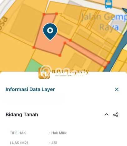 Jarang Ada! Tanah di Cipayung Punya Luas 451m2 SHM Jarang Ada! Tanah di Cipayung Punya Luas 451m2 SHM