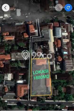Tanah Komersial Dijual di Kuta Badung 1880m2 Tanah Komersial Dijual di Kuta Badung 1880m2