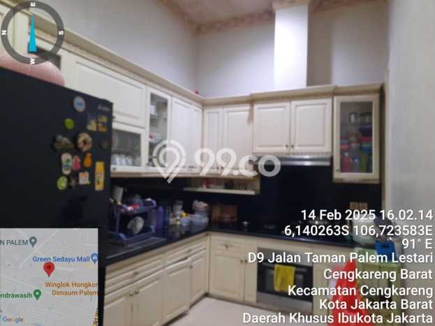 For Sale! Luxury House LT 200m2 Desain Modern di Taman Palem For Sale! Luxury House LT 200m2 Desain Modern di Taman Palem