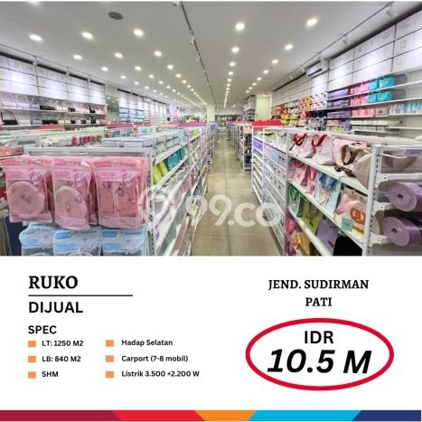 Ruko Dijual di Prime Area Pati Luas 840m2 Ruko Dijual di Prime Area Pati Luas 840m2