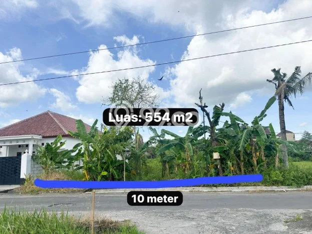 Dijual Tanah di Sleman, Luas 554m2 SHM Dijual Tanah di Sleman, Luas 554m2 SHM