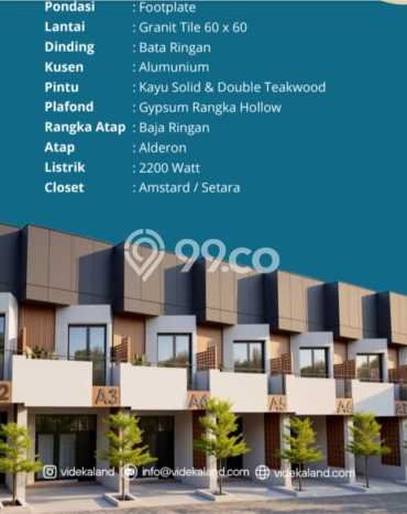 Hunian Cantik Modern Lb 82m2 di Ciracas, Jakarta Timur Hunian Cantik Modern Lb 82m2 di Ciracas, Jakarta Timur
