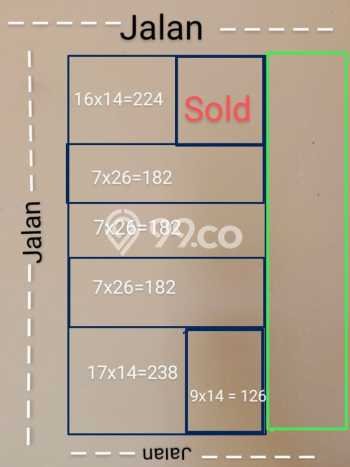 Tanah untuk Dijual di Duren Sawit Jakarta Timur Luas 126m2 Tanah untuk Dijual di Duren Sawit Jakarta Timur Luas 126m2