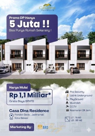Dijual Rumah Modern 3 KT di Jatibening, Bekasi Dijual Rumah Modern 3 KT di Jatibening, Bekasi