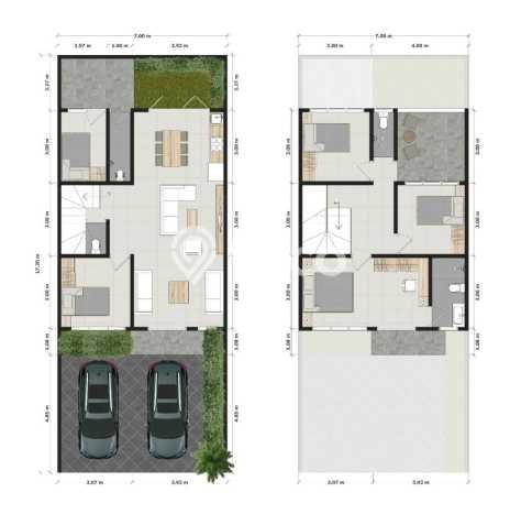 Rumah Modern 3 KT LT 101m2 di Jatibening Rumah Modern 3 KT LT 101m2 di Jatibening