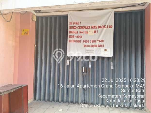 FOR SALE! Ruko di Kemayoran Jakarta Pusat, LT 55m2, LB 160m2 FOR SALE! Ruko di Kemayoran Jakarta Pusat, LT 55m2, LB 160m2