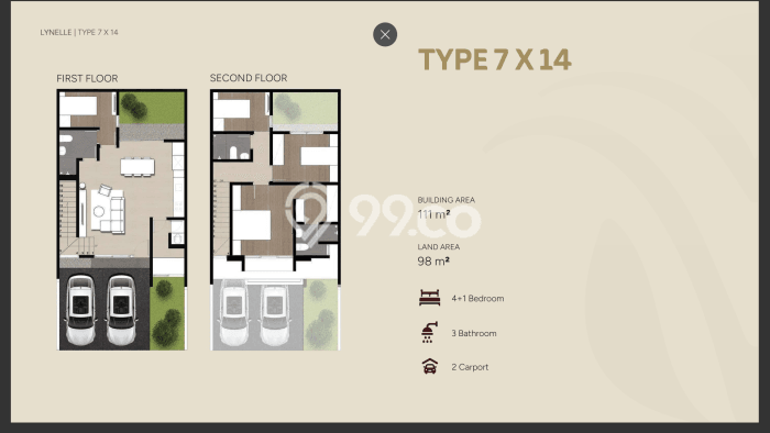 Rumah Minimalis 4 KT di BSD Tangerang Unfurnished Rumah Minimalis 4 KT di BSD Tangerang Unfurnished