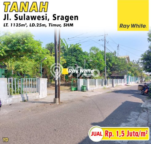 Tanah Kosong Dijual di Sragen dengan Area 1135m2 Tanah Kosong Dijual di Sragen dengan Area 1135m2