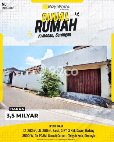 Siap Huni Hunian Elit 3 Kamar di Serengan Dekat ke Mana Saja Siap Huni Hunian Elit 3 Kamar di Serengan Dekat ke Mana Saja