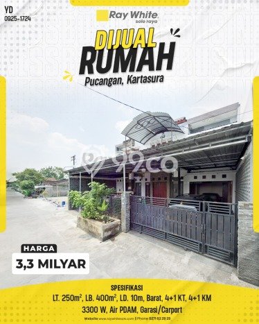 Dijual Rumah Premium dengan Fasilitas Sekitar Lengkap di Kartasura, Sukoharjo Dijual Rumah Premium dengan Fasilitas Sekitar Lengkap di Kartasura, Sukoharjo