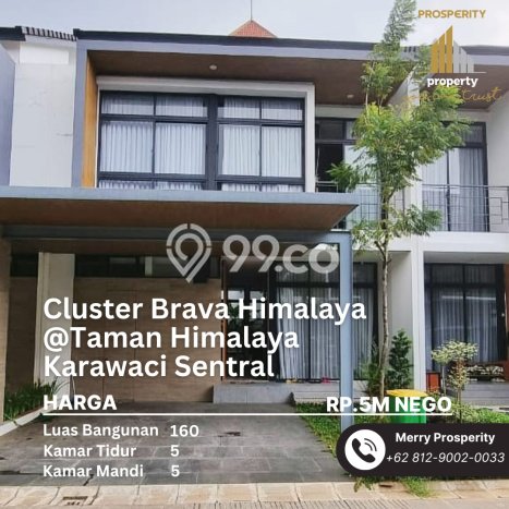 Rumah Eksklusif Siap Huni LT 160m2 di Karawaci, Tangerang Rumah Eksklusif Siap Huni LT 160m2 di Karawaci, Tangerang